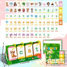 80pcs English Early Education Vocabulary Flashcards, Designed For Young Children. These Interactive And Fun Learning Cards Promote Parent-Child Interaction And Help Children Learn And Develop. - Multicolor - View 2