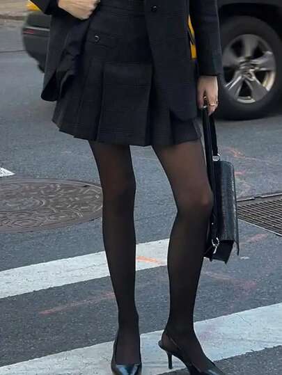 1 Pair Of Women's Unique Pantyhose, Fashionable, Sexy, Elegant, Cute, Beautiful And Comfortable, Perfect For Various Festivals, Especially Ideal For Valentine's Day, Couple Dates, Daily Outings And Commuting - Available In Multiple Sizes