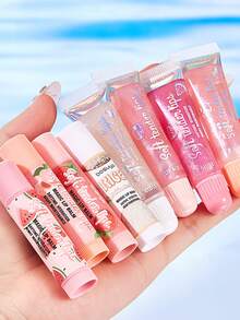 SCCS~2合1套装 Bosuya 柔润亮泽唇油和丰盈可叠加唇彩，打造水润透亮双唇，无动物实验 - 多樣化口味 - 查看 2