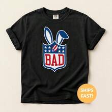 Benito Bowl Puerto Rico Football Fan Tee, LX Super Game Day Bunny Shirt, Superbowl Crewneck, Bad - 黑色 - 查看 1