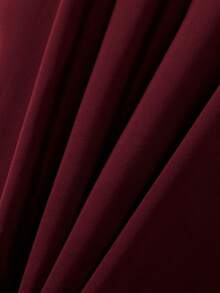 女士金色刺绣卡夫坦长裙 V 领波西米亚风沙滩罩衫侧开衩长袍度假装端庄家居服泳装 - 紅色 - 查看 7