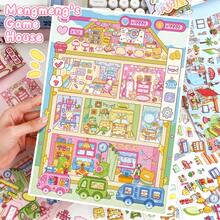 [New Upgraded] Premium Landscape Stickers, DIY Scrapbooking Materials, Educational Sticker Puzzle, Comprehensive Sticker Scenes - Figures/Animals/Plants/Buildings, Premium DIY Landscaping, Educational Interactive, Stress Relief Craft Toy, 3D Visual Scene Stickers, Landscape Stickers, Scenery Stickers. Scrapbook Supplies Stationery Funny Stickers Kindle - Multicolor - View 4