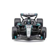 Burago 1:43 比例 F1 梅赛德斯-AMG W16 2025 #63 Russell #12 Antonelli 合金车模，带展示支架，官方授权 F1 梅赛德斯赛车精细复制品 - Deluxe Edition-W16#63 - 查看 6