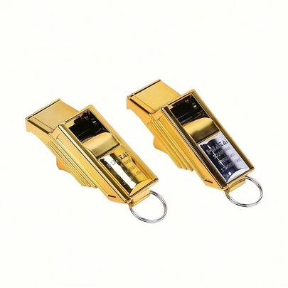 Bộ 1 còi trọng tài, còi thể thao ngoài trời, còi âm thanh lớn, thích hợp cho các trận bóng rổ, bóng đá, âm thanh vang.