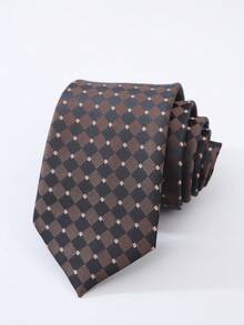 1 st. herrrutig slips i twill, lämplig för affärsmöten, dans, vardag etc. - A - Visa 22