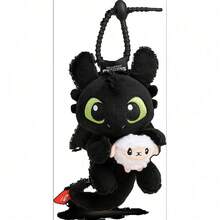 Universal Pictures 官方授权系列 - 可爱无牙仔 5.1 英寸毛绒挂件/钥匙扣/背包挂钩，坐姿软玩具，生日礼物 - 羊款 - 查看 1