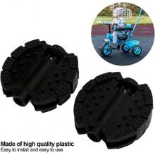 Pedal de Bicicleta para Niños, 2 Piezas Pedal de Bicicleta para Niños Triciclo de Plástico para Niños Pedales de Bicicleta Cochecito de Bebé para Niños Rueda Delantera Pedal Accesorios,40840268 - Granate - Ver 6