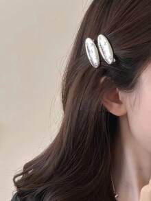 2件套白色芭蕾舞风格蕾丝半身裙，带蕾丝边饰，女士春夏叠穿半身裙，系带腰身设计，可搭配牛仔裤，短裙，遮臀 - 銀色 - 查看 1