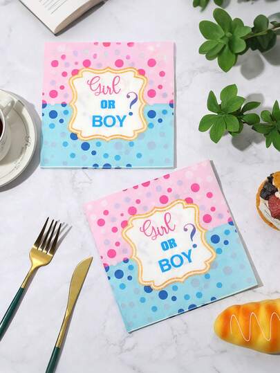 20/60pcs Gold Foil Napkins - Disposable Decorative Napkins Suitable For Wedding And Gender Reveal Party Table Decor