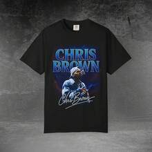 Chris BrownS Graphic T-Shirt Vintage Unisex Graphic Tee  RnB Music Shirt  Gift For Her  Gift For Him Summer Shirt  Breezy Bowl Tour - Đen 9 - Xem 1