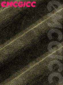 EMCGICC Manfinity Y2k Men Washed Hoodie,Street Outdoor Life Hip-Hop Style Christmas Thanksgiving Gifts Men's Sweatshirt Washed Hoodie - Retro Distressed Washing Process Long Sleeves Regular Fit Street Style Digital Printing Casual Pullover With Kangaroo Pocket Ideal Gift - 墨綠色 - 查看 4