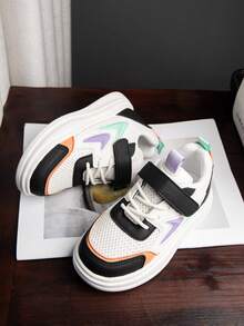 1 Pair Baby/Toddler Casual Shoes, Fashion Versatile Design, Suitable For Outdoor Wear - Coral Orange - View 5
