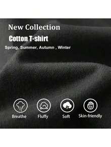 Anti Social Club Graphic Cropped T-Shirt For Boys And Girls Men, Women All Ages Family T-Shirt Letter New Streetwear Clothing Harajuku T-Shirt Cotton Half Sleeve Tee, Y2K Style Casual Cotton Classic Crewneck Design Tee - White - View 3
