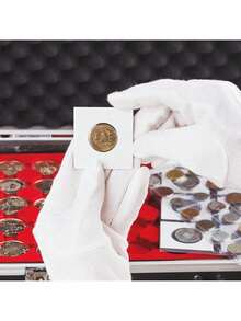 50pcs/Pack Antique Copper Coin Collection Box Protective Clip Storage Clip Storage Box Coin Storage - Multicolor - View 4