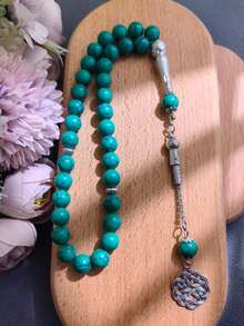 1pc 33 Beads Arabic/Middle Eastern Islamic Prayer Beads, High Quality Niche Prayer Beads For Daily Wear, Praying, Meditation Counting, Elegant And Portable Design (Classic Festival Prayer Beads In Multiple Colors Available) - Multicolor - View 10