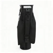 15-Way Divider Golf Cart Bag With 9 Zipper Pockets & Single Strap, Fashionable Style - Gray-black - View 8