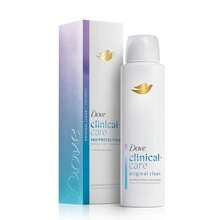 Dove Clinical + Care Antiperspirant Deodorant Dry Spray For Women Original Clean With Nourishing Serum 3.8 Oz - 香氛 - 查看 1