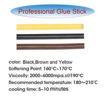 12pcs/Pack Keratin Glue Sticks, Professional Hot Melt Glue Sticks For Hair Extensions DIY, Hair Styling Tools (Yellow/Brown) ,Hair Tool - Yellow - View 6