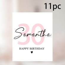 Custom Label For Champagne Bottle Birthday Gift,Customize Text,Gold Confetti Milestone Birthday Wine Label,80 & Fabulous,Custom Birthday Wine,Birthday Champagne Mini Bottle Champagne Bridesmaid Personalized Champagne Gift - Multicolor - View 12