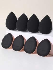 4/6/8PCS Makeup Tools Set Including:Makeup Sponges+Mini Air Cushion Powder Puffs - Multicolor - View 20