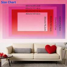 1pc Personalized Love Is In The Air Bridal Shower Welcome Party Tapestry, Custom Valentines Day Bridal Party Banner, Valentines Night Sign, Valentine's Backdrop, Valentine's Day Decor, Pink Red Bachelorette Wall Hanging Tapestry - 彩色 - 查看 2