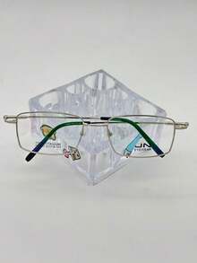 1 par de gafas con marco geométrico estrecho de TITANIUM 2503 - Plateado - Ver 5