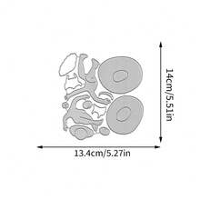 Creative Swimming Dies, DIY Scrapbooking Album And Embossing Stencil, Greeting Card Making Tool, Card Paper Cutting Crafts ,Gift Card Making Template Die Cuts. - Silver - View 9