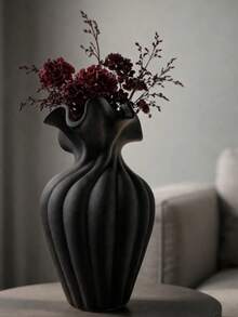 1pc 20cm Height Compact Floral Vase, Suitable For Tabletop Decor With Dried Or Fresh Flowers, Frosted Surface Design, Modern Style Fits Young, Middle-Aged And Teenagers Home Decor - Multicolor - View 16