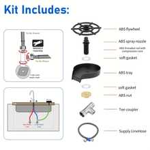 水槽玻璃杯冲洗器，带配件的自动杯子冲洗器，水龙头玻璃杯冲洗器，厨房水槽快速洗杯器，自动冲洗装置，婴儿奶瓶快速冲洗器，吧台玻璃杯冲洗器 - 彩色 - 查看 8