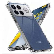 3-In-1 POCO F8 Ultra-POCO F8 Pro Phone Case Set: Transparent Shockproof Phone Case + 9H Hardness Tempered Glass Screen Protector + 3pcs Camera Lens Film, Scratch-Resistant, Explosion-Proof, Bubble-Free, Gaming-Specific, Easy Installation Set - Clear - View 3