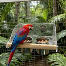 Bộ lồng chim vẹt dung tích lớn, dễ vệ sinh, chống gỉ sét, kèm chân đế gỗ và bát đựng thức ăn bằng thép không gỉ, cốc uống nước chống tràn, thanh mài móng, thích hợp cho vẹt uyên ương, vẹt đuôi dài và bồ câu vằn. - Nhiều màu - Xem 2