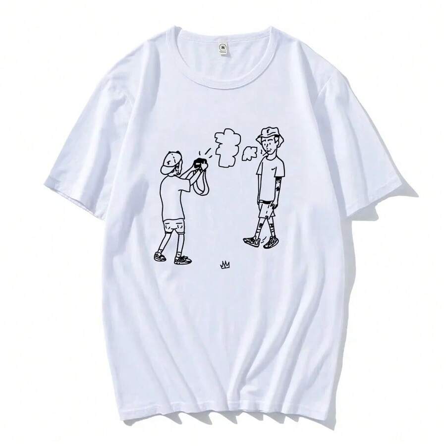 Men Sports Tees & Tanks - White - View 1