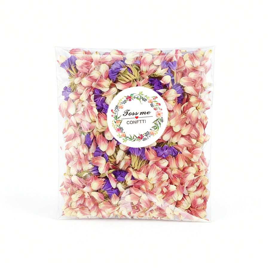 30 szt./opakowanie Naturalne, wysokiej jakości, mieszane, czerwone i niebieskie suszone płatki kwiatów, wieczna dekoracja kwiatowa – nadaje się do dekoracji wnętrz, suszone kwiaty DIY, ręcznie robione mydło, składniki w saszetkach, przyjęcie urodzinowe, przyjęcie świąteczne, rzucanie kwiatami do alejki weselnej, kolorowa dekoracja słoika na prezent, dekoracja stołu i talerza - Wielokolorowe - Zobacz 1