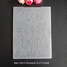 2D/3D立体压花文件夹工艺工具，适用于日记本、贺卡、纸艺装饰，图案包括水滴、气球、狗爪印、羽毛等。 - 2D - 查看 10