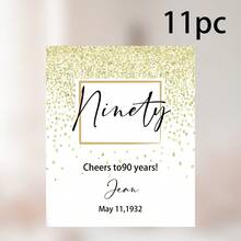 Custom Label For Champagne Bottle Birthday Gift,Customize Text,Gold Confetti Milestone Birthday Wine Label,80 & Fabulous,Custom Birthday Wine,Birthday Champagne Mini Bottle Champagne Bridesmaid Personalized Champagne Gift - Multicolor - View 22