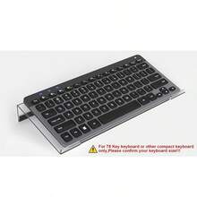 1pc Acrylic Keyboard Stand - Compact Desktop Riser For Keyboard And Mini PC, Space-Saving Design, Ideal For Modern Office | Stylish Keyboard Holder | Durable Plastic Base