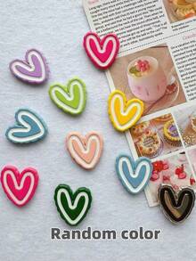 2pcs/5pcs/8pcs/10pcs/15pcs/18pcs New Pink Heart Shaped Magnetic Stickers, Cartoon Red Heart Plastic Fridge Magnets, Home Decor, Holiday Decoration, Gift, Fridge Decor, Kitchen Decor - Multicolor - View 18