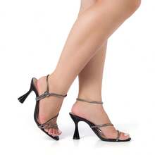 Stessy Shoes Women Heeled Sandals - màu đen - Xem 4
