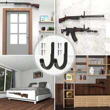1/3/6Pcs Gun Racks, Metal Hooks, Suitable For Various Categories Such As Handguns, Rifles, Pistols, Etc., Can Be Fully Stored In One Rack, With Cost-Effectiveness And Compact Design That Does Not Take Up Space - Multicolor - View 12