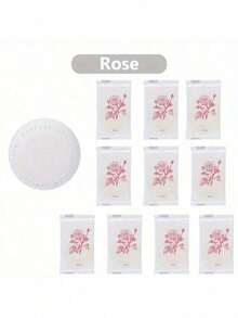 1/5/10粒带支架的空气清新剂胶囊 - 适用于家庭、汽车、衣柜、百合香氛消除异味、汽车空气清新剂、2025年新款时尚空气清新剂胶囊、无需钻孔固体香氛贴纸、病毒式衣柜除臭剂、宠物友好型清新香氛、持久汽车扩散器贴纸、凝胶除臭剂胶囊贴纸、浴室除臭剂、玫瑰樱花薰衣草香味、洗手间小工具