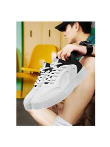 Zapatillas masculinas de corte estructurado, silueta tridimensional con juego de luces y sombras, estilo funcional y versátil. - Negro1 - Ver 2