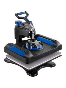 Heat Press Machine, 12 X 15 Inches, Fast Heating, 360 Swing Away Digital Sublimation T-Shirt Vinyl Transfer Printer With Anti-Scald Surface, Canvas Bag, Pillow, Banner, Blue - ‎12 x 15 英寸 - 查看 8
