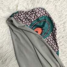 女士印花手工头巾发带，弹性设计，四季皆宜 - 盤繞式頭巾 - 查看 9