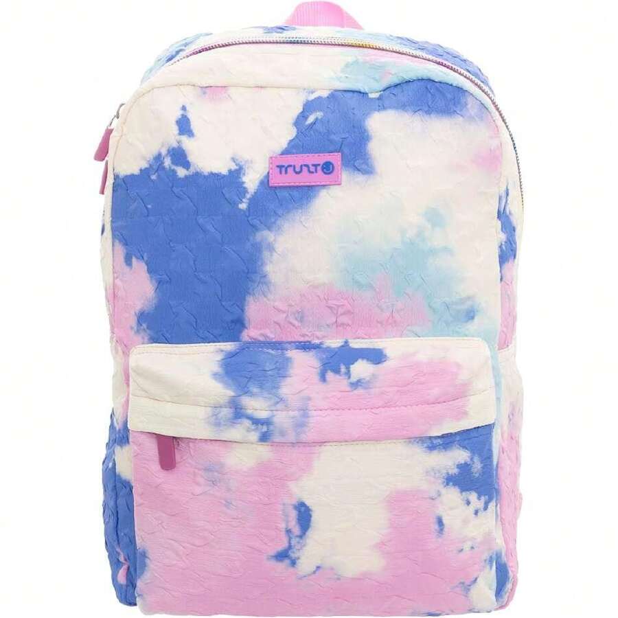 Women Fashion Backpacks - Black and White - View 1