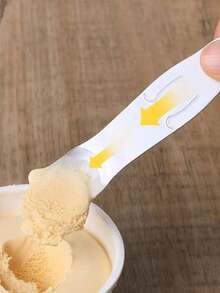 2件套不锈钢甜点勺、酸奶燕麦勺、咖啡勺、冰淇淋勺、蛋糕碗罐装勺 - 銀色 - 查看 4