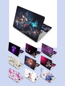 15英寸笔记本电脑贴膜/贴纸套装，带有可爱的蝴蝶图案 - 15英吋 - 查看 2