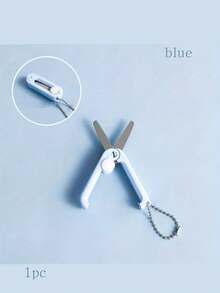 1把莫兰迪式便携迷你剪刀 - 小巧、可折叠、带钥匙扣、多功能小剪刀，适合手工制作和日常使用，工艺剪刀 - 彩色 - 查看 14