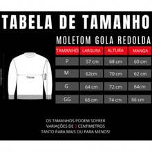 Moletom Gola Redonda Corinthians Paulista Timão Blusa de Frio Careca Futebol Time - Preto - Visão 3