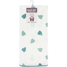 Juego de 6 Toallas de Microfibra con Estampado botánico (Juego de 6, Estampado botánico),40839642 - Multicolor - Ver 1