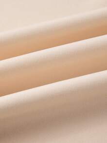 AIJ Abito elegante da donna Amarilo, di colore unito, minimalista, casual, con collo alto e cintura in vita - Albicocca - Visualizzare 9